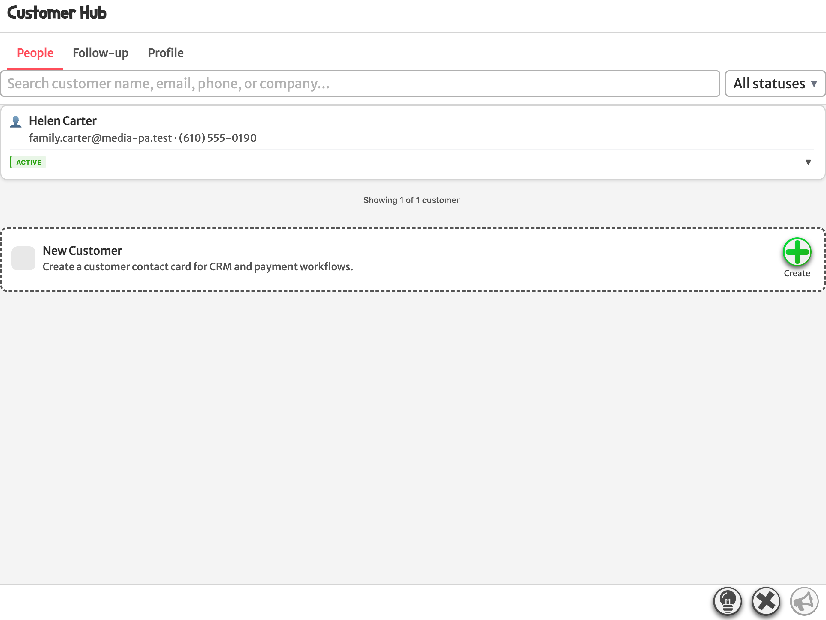 Attract Customers: Lead inbox — iPad landscape