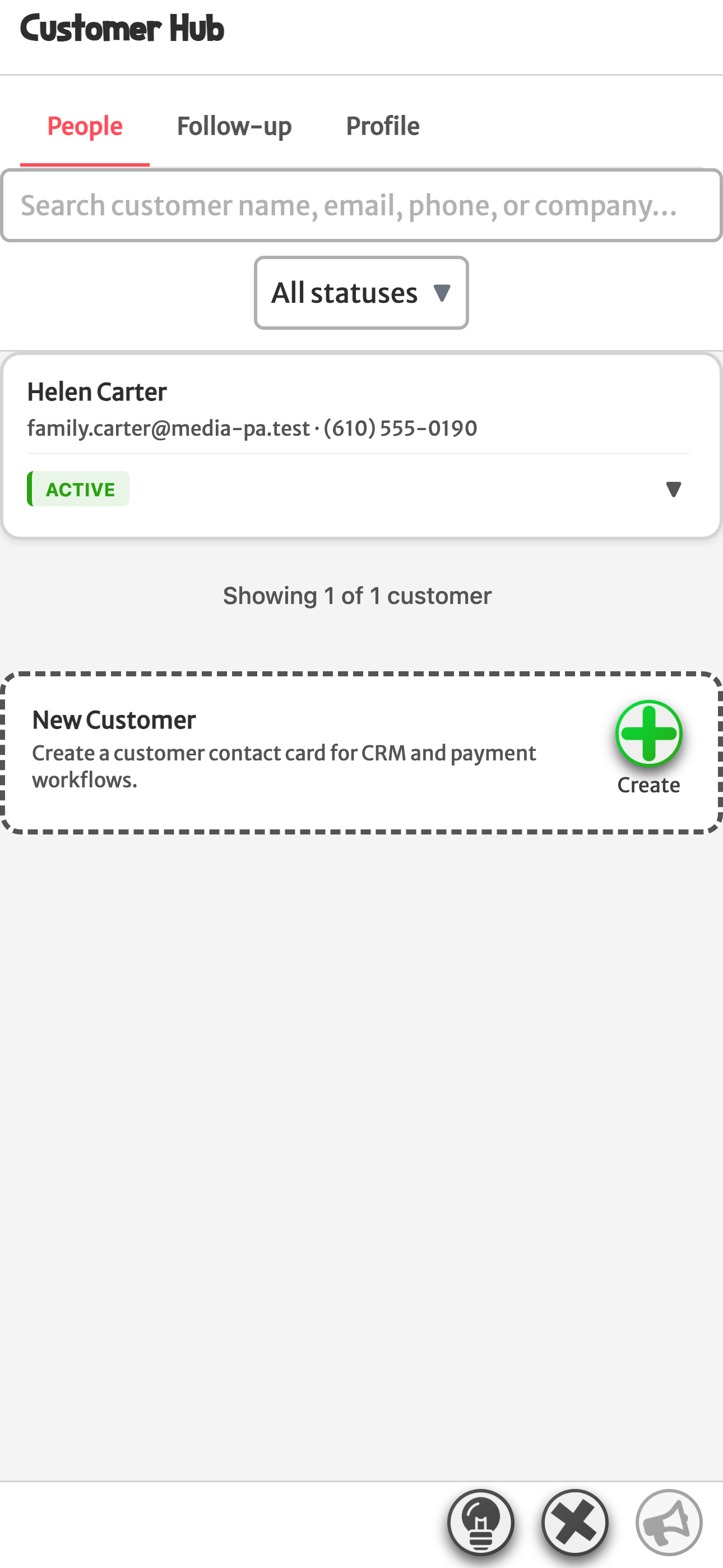 Attract Customers: Lead inbox — mobile