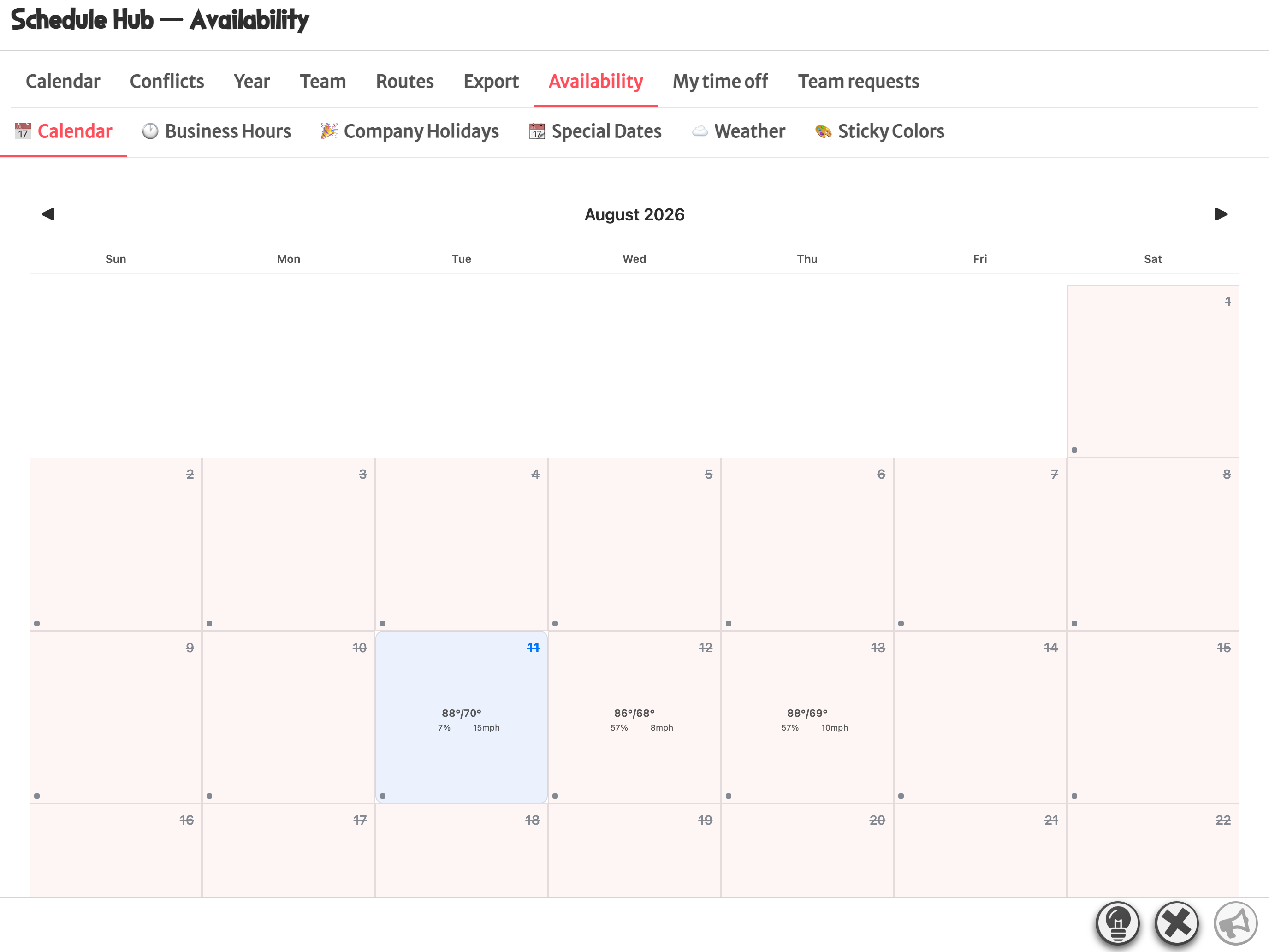 Build Your Team: Ready to schedule — iPad landscape