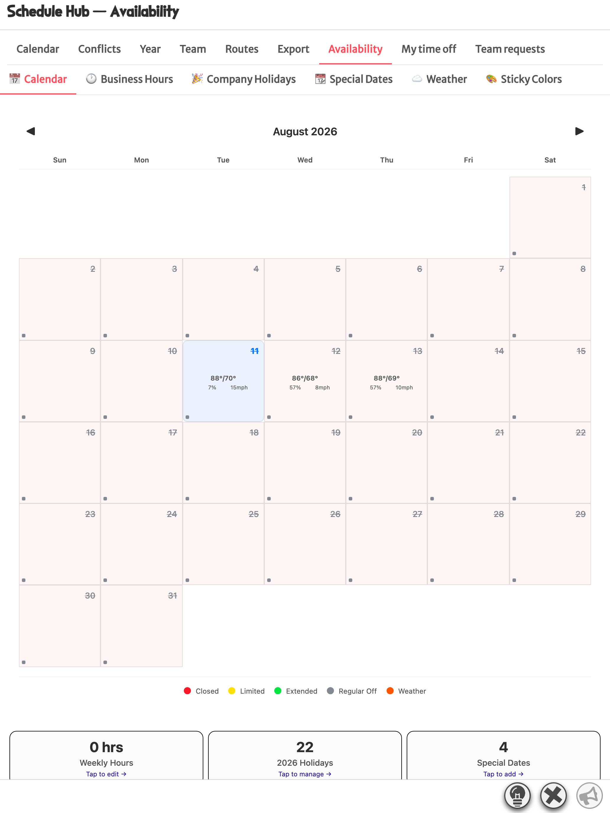Build Your Team: Ready to schedule — iPad portrait