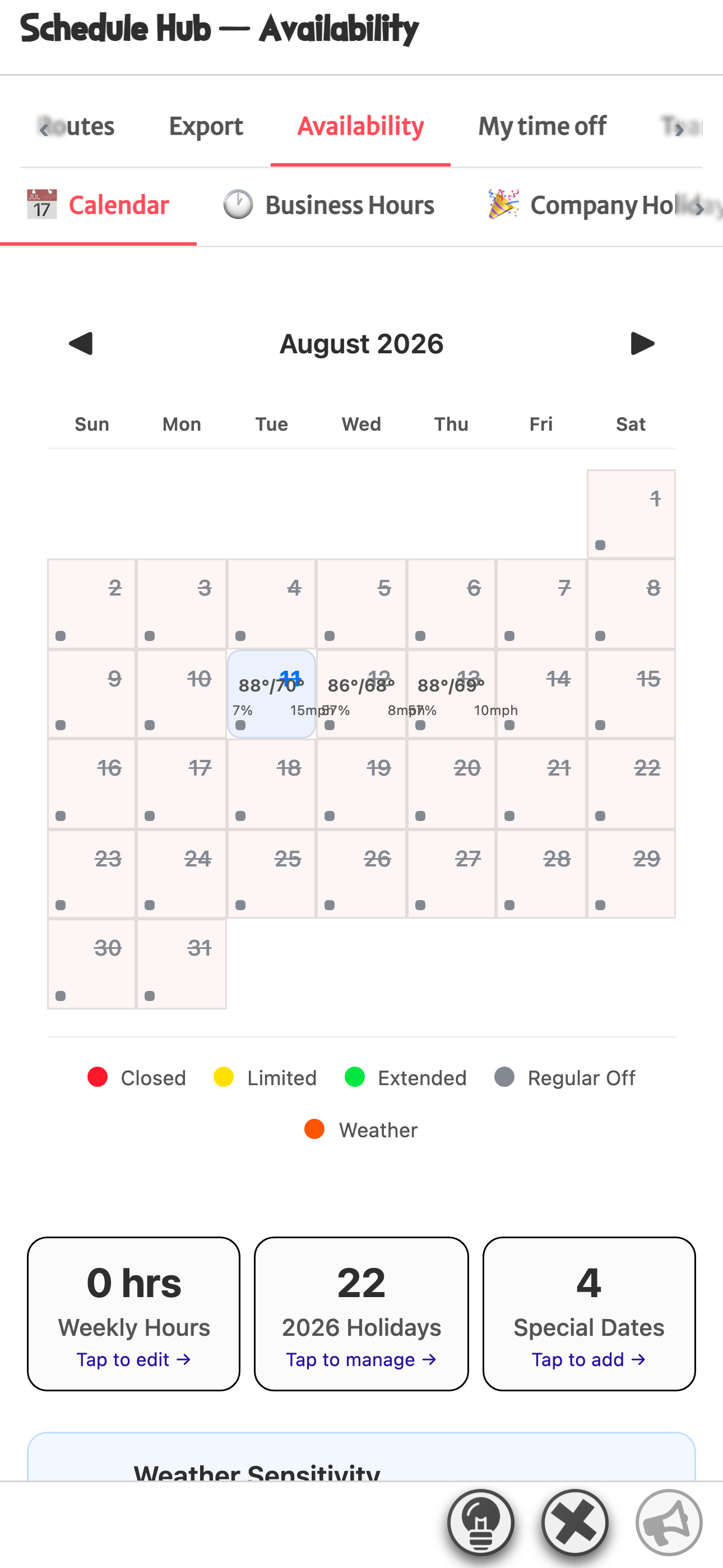 Build Your Team: Ready to schedule — mobile