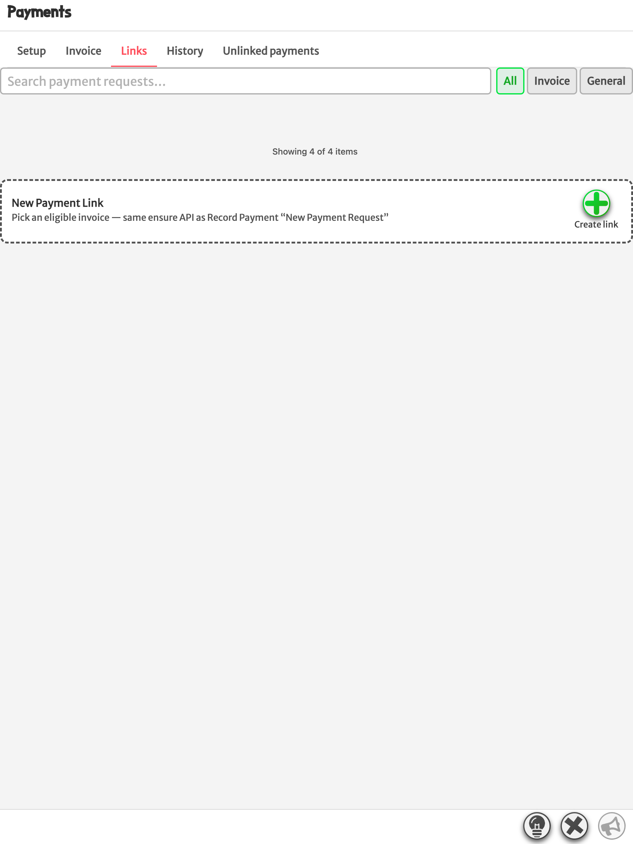Get Paid: Send invoice — iPad portrait