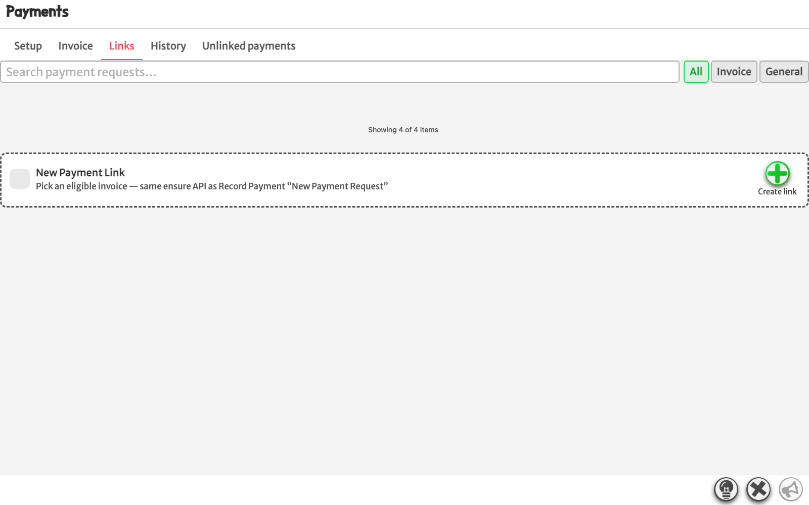 Get Paid: Send invoice — desktop